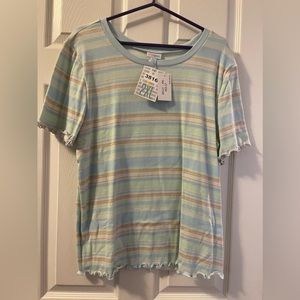 LulaRoe - Kelly - Ribbed Top - 2XL